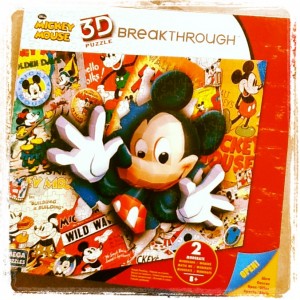 puzzle 3D breakthrough mickey boîte