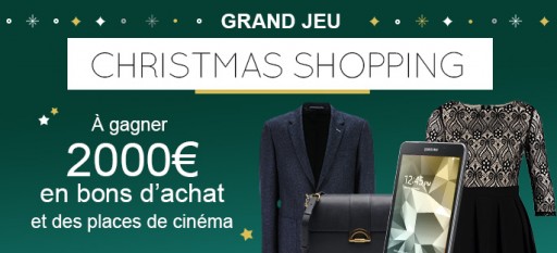 Grand Jeu Christmas Shopping via achat ou parrainage igraal